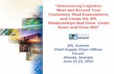 John Langley from Georgia Institute of Technology on ‘Outsourcing Logistics: Meet and exceed your customer’s real expectations, and examine the 3PL relationships that drive ROI’