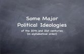 Some Major Political Ideologies