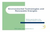 Environmental Technologies And Renewable Energies Opportunities In The Emerging Markets In Europe