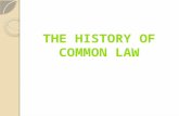 The history of Common Law