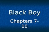 Black Boy Chapters 7 - 10