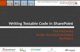 Writing Testable Code in SharePoint