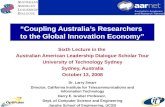 Coupling Australia’s Researchers to the Global Innovation Economy