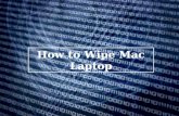 How to Wipe Mac Laptop