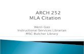 Mla citation -arch 252