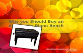 Why you should buy an adjustable piano bench