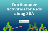 Fun Summer Activities for Kids along 30A