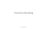 Chemical bonding  1
