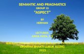 Semantic & Pragmatic