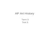 Ap art history term 3 test 3