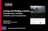 Losing and Finding a Home - research launch