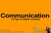 Communicate To Connect - The New Rules of Communication