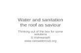 Water and sanitation The roof as saviour Hubli