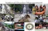 National disaster management
