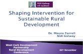 Dr. Maura Farrell - Shaping Intervention for Sustainable Rural Development