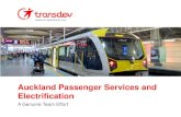 Terry Scott - Transdev Auckland Ltd - Passenger services and the Auckland Electrification Project