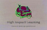High Impact Learning ESP