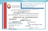 Obstacle Avoidance Robot Summer training Presentation