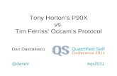 P90x vs. Occam's Protocol as described by Tim Ferriss in 4-Hour Body