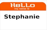 Stephanie Oprysko's Creative Resume