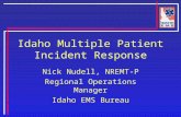 Idaho Mass Casualty Incident Response