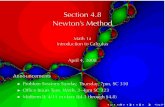 Lesson 23: Newton's Method