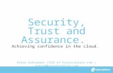 Erkan kahraman   Security, Trust, Assurance - 20131106 - nordic it security summit presentation
