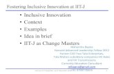 Fostering Inclusive innovation in Universities