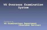 Vu examination system   opkst (semi final)