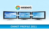 ONNET PROFILE 2011 - INTERNET MARKETING COMPANY
