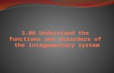 Functions and disorders of the Integumentary System