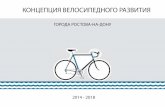Краткая концепция велосипедизации Ростова