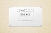 Javascript basics