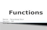 functions of C++