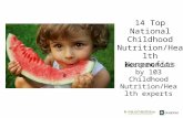 Top Nonprofits to Give to Working in Childhood Nutrition/Health