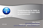 Contributing to OSS in a commercial non-OSS environment
