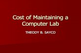 Computer Lab Costs