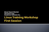Linux Training Workshop