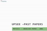 UPSEE - Physics -2001 Unsolved Paper