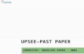 UPSEE - Chemistry -2005 Unsolved Paper