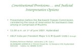 Constitutional provisions & judicial options print