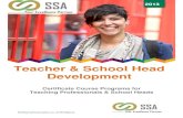 Teacher training certificate programme   school leadership programme