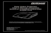 User manual for dukane ust projectors