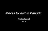 Places to visit in canada