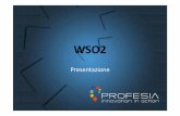 Framework WSo2 orientato ai servizi