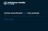 Giles guest online recruitment data has evolved