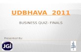 Udbhava 2011 -  Business Quiz Final
