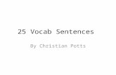 Potts 25 Vocab Words