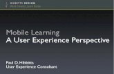Canada MoodleMoot 2013 - Mobile Learning: A User Experience Perspective