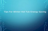 Tips For Winter Hot Tub Energy Saving